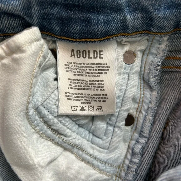 Agolde Sophie Skinny Jean Light Blue 25 - Picture 6 of 8